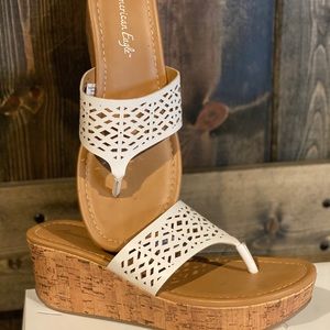 American Eagle wedge sandals